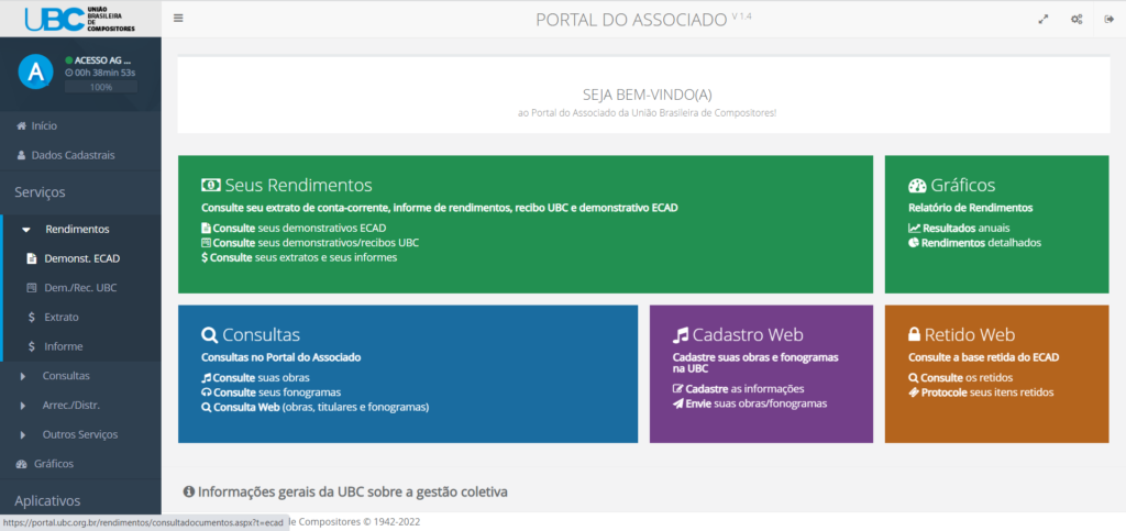 Como emitir um Demonstrativo de Rendimentos na UBC