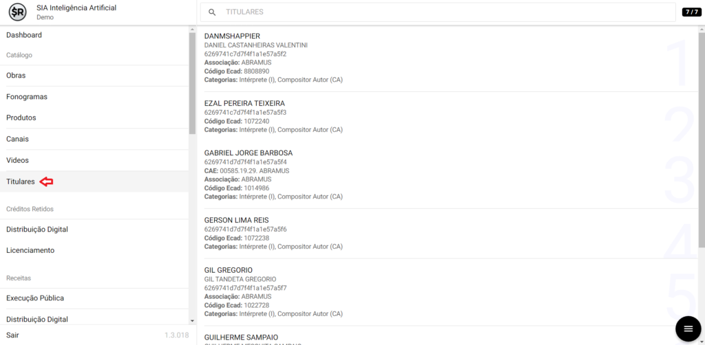 SMART RIGHTS - Como inserir informações de titulares para pagamento - 01 - Seleção de titular