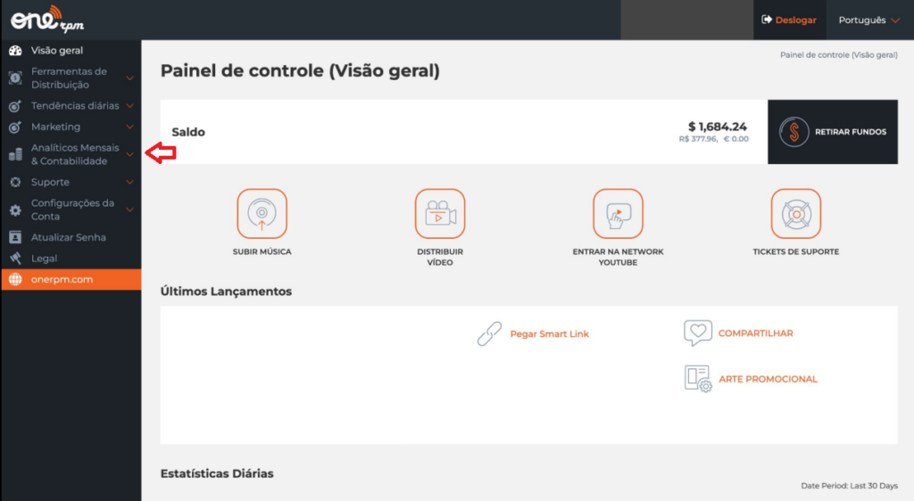 Smart Rights-Como baixar demonstrativos de distribuição digital-02-OneRPM-Contabilidade