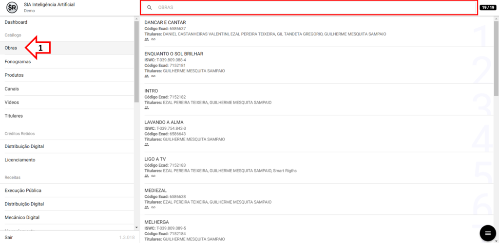 SMART RIGHTS - Como exportar vendas de Fonomecânicos Digitais por obras - 01 - Obras